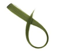 Ciuffi Capelli Extension For Capelli Sintetici Lunghi Lisci Con Riflessi Arcobaleno, Finti, Una Clip In Un Pezzo For Da Donna, Rosa, Viola, Rosso(CFP-137H)