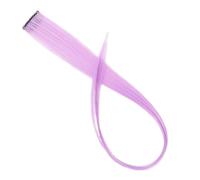 Ciuffi Capelli Extension For Capelli Sintetici Lunghi Lisci Con Riflessi Arcobaleno, Finti, Una Clip In Un Pezzo For Da Donna, Rosa, Viola, Rosso(CFP-134)