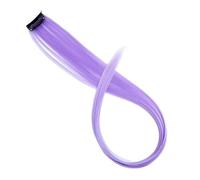 Ciuffi Capelli Extension For Capelli Sintetici Lunghi Lisci Con Riflessi Arcobaleno, Finti, Una Clip In Un Pezzo For Da Donna, Rosa, Viola, Rosso(25X40-20-S)