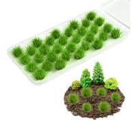 Ciuffo di Erba, Statica Erba Statica Ciuffo, Ciuffo D'erba Statico，Accessori da Giardino in Miniatura, Statica Ciuffo Erba, Modello Erba Statica, per Il Paesaggio del Giardino Fai da Te (Colore A)