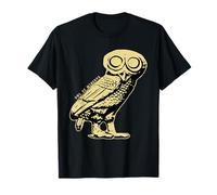 Civetta di Minerva Athene Noctua Mitologia Greca Simbolo Saggezza Maglietta