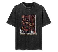CivierCare Pestilence Malleus Maleficarum Death Metal Asphyx Black T-Shirt Printed Tee Graphic Top for Men Unisex Shirt XXL