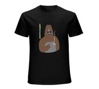CivierCare Sassy The Sasquatch Big LEZ Show Unofficial Whatcha Talk Black T-Shirt Printed Tee Graphic Top for Men Shirt L