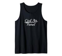 Civil Air Patrol Vintage Varsity Throwback Style Canotta