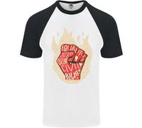 Civile Diritti Nero Vive Materia Lgbt Libertà DA UOMO S/S Baseball T-Shirt