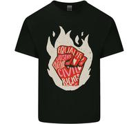 Civile Diritti Nero Vive Materia Lgbt Uguaglianza Uomo Cotone T-Shirt