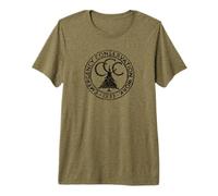 Civilian Conservation Corps CCC Logo Retro Distressed Maglietta Premium