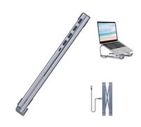 Civilized 8-in-1 USB-C Laptop Stand, Civilizek Laptop Stand, with 4k HDMI, 2 USB 3.0, Pd 100w, Universal for Home Offices, Corporate Desks (Five-in-One)