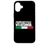 CIVITAVECCHIA City Italia Vintage Bandiera Italia Viaggi Amanti Custodia per iPhone 16 Plus