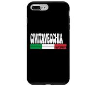 CIVITAVECCHIA City Italia Vintage Bandiera Italia Viaggi Amanti Custodia per iPhone 7 Plus/8 Plus