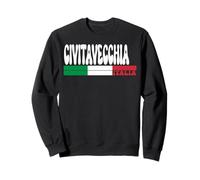CIVITAVECCHIA City Italia Vintage Bandiera Italia Viaggi Amanti Felpa