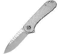 Civivi Elementum - Nitro-V Satin Finished - Polished Clear Lexan C18062AM-1