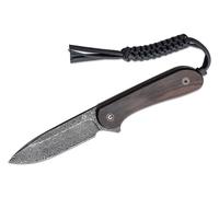 CIVIVI Lama Fissa Elementum Legno di Ebano Nero/Damasco C2105-DS1
