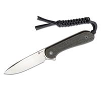 CIVIVI Lama Fissa Elementum Micarta Verde Scuro/Satinato C2105B