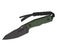 CIVIVI Manico in Micarta Canvas Verde Lama D2 Black Stonewashed Con 1PC Lanyard Nero, Kydex Nero S