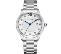 CIVO Orologio Argento Elegante Analogico da Uomo Minimalista Impermeabile Data Quarzo da Polso Classico, Regalo