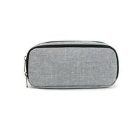 CiwDehuanle Astuccio Monocromo Nero di Grande Capacità (Astuccio 3 Scomparti Bambino) per Penne, Penna e Legami; Borsa di Trucco Portatile Multifunzionale. Torna a Forniture Scolastiche, (Grey)