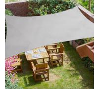 CIXMUS Telo ombreggiante 3 x 3 m Vela Parasole Impermeabile Quadrata Anti-ultravioletti Adatta per Cortile Patio Terrazza Giardino Attività all'aperto e Strutture