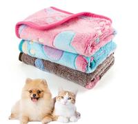 CIYIN 3 Pezzi Coperta Cane, Copertina per Animali,Copertina Cane Lavabile,Animali Domestici Coper tina Gatto,Coper tina per Cani Gatti Piccola e Media Taglia (E3, 60 x 40 cm)