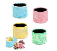 CIYIN 4 Coperture in Neoprene per Gelato, Tie-Dye, Isolanti Termiche per Vasetti Ninja Creami NC301/NC300/NC299, Evitano Condensa e Fuoriuscite (16oz)