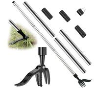 CIYIN Estirpatore Erbacce da Giardino, Zappa da Giardino, Sarchiatore per Erbacce, Estrattore Erbacce da Giardino, Rimuovere Efficacemente le Erbacce