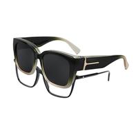CIYIN Sovraocchiali da Sole Polarizzati, Sovraocchiali da Sole Donna Uomo, Protezione UV400, Antiriflesso Ultraleggeri Occhiali da Sole per Portatori di Occhiali, Conduzione Pesca Viag (verde)