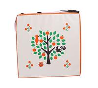 CIYODO 1 Pezzo Rialzo Cuscino Del Sedile Con Motivo Ad Albero Tampone Cuscino Booster Cuscino Rialzato Con Motivo Ad Albero Cuscino Con Motivo Ad Albero Pad Pade Arancia