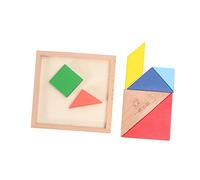 CIYODO 1 scatola Puzzle Tangram Legno Educativo per Sviluppo e Combinazioni Divertenti Giochi Sicuri e Colorati per Adatto per Appassionati Puzzle e Apprendimento Anticipato