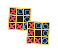 CIYODO 1 Set Di 2 Pezzi Divertenti Tictactoe Game Toy Toe Puzzle Board Game Toy Eva Ox Chess Multipurpose Portable For Kids Parents Playing
