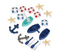 CIYODO 1 Set Figurine Nautiche Miniatura e Decorazioni per Barche per Decorazioni Tema Mare e Accessori per Casa Al Mare per Miniature e Creative