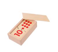CIYODO 1 Set Giocattoli matematici giocattoli puzzle in legno numero di blocchi alfabetici cervello sviluppa giocattoli educativi puzzle numerici giocattoli puzzle digitali di legno