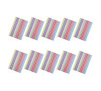 CIYODO 10 Fogli Adesivi Stelle Glitterate per Stickers Ricompensa per Studenti Colorati e Brillanti Adesivi Stelle Piccole per Lavagne e Decorazioni Aula