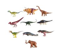 CIYODO 10 Giocattoli Dinosauri Plastica Modelli Simulati Realistici per Figurine Animali Giungla Educative e Resistenti Sicuri Bordi Taglienti