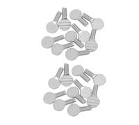 CIYODO 10 paia Viti Farfalla in Acciaio per Spiedini Girarrosto Accessori per Friggitrice ad Aria e Forno Elettrico Fissaggio e Pulizia Facile