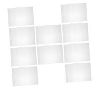 CIYODO 10 pezzi Copertine Trasparenti per Libri Protezioni Rigide per Copertine Cartonate Foderine Impermeabili per Quaderni e Libri Scolastici Facili da e Resistenti Sporco e Usura