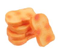 CIYODO 10 Pezzi Di Pane Di Pane Simulato Giocattolo Di Simulazione Display Miniatura Di Cibo Giocattolo Casa Delle Bambole Prop Finta Colazione