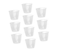 CIYODO 10 pezzi Misurini Trasparenti per e Ingredienti Liquidi Misurini Plastica Resistenti e Graduati Accessori Cucina Multifunzionali Sostituzione per Cuociriso e Riutilizzabile