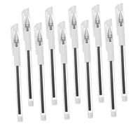 CIYODO 10 pezzi Penna Marcatura Permanente Sopracciglia Nera Punta Fine Doppia Estremità per Tatuaggi Microblading e Contorno Occhi Penna Portatile per Linee Accurate e Segni Precisi