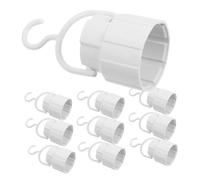 CIYODO 10 Pezzi Portalampada LED Multifunzionale con Gancio Supporti per Lampadine Ricaricabili per Emergenze e Campeggio Facile Installazione e Compatibile con Socket Luce