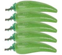 CIYODO 10 simulato frutta e mini vegetale simulazione simulazione in miniatura verdure simulate Resina sintetica Verde