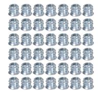 CIYODO 100 Pezzi Di Dadi Incorporati Per Mobili In Legno Inserti Filettati Esagonali Per Legno Elementi Di Fissaggio Kit Di Fissaggio Filettato Kit Di