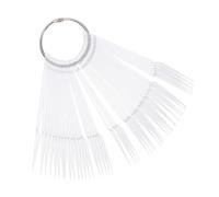 CIYODO 100 pezzi Nail Tips Stick Espositore Unghie Ventaglio Pieghevole per Smalti Pratica Nail Art Facile da Trasportare e Organizzare Adatto Tecnici e Principianti