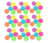 CIYODO 100 Pezzi Palline Elastiche Miste Palline Rimbalzanti in Gomma Giocattoli per Premi in Classe Feste Compleanno e Eventi Carnevale