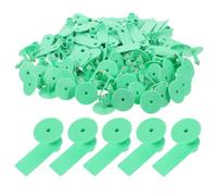 CIYODO 100 set Targhette Auricolari per Bestiame Etichette Orecchie per Pecore Bovini e Maiali Resistenti e Flessibili per Identificazione Animali da Fattoria Design Pratico e Antifurto