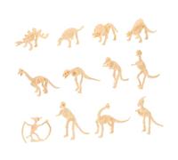 CIYODO 12 Modelli Mini Scheletri Realistici Giocattoli per Decorazioni Preistoriche per Sviluppo Manuale e Divertimento Condiviso
