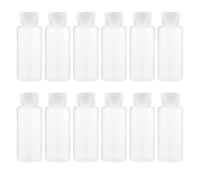 CIYODO 12 pezzi Bottiglie Vuote Resistenti al Calore Trasparenti per Bevande Contenitori Leggeri e Impermeabili per Conservazione Comoda