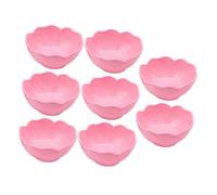 CIYODO 12 Pezzi Ciotole per Maschere Viso Forma di Fiore Strumenti Cosmetici per Mescolare Aromatiche e Maschere Te Accessori per Cura della Spa e Casa Colore Rosa