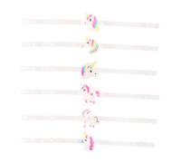 CIYODO 12pezzi Cintura Da Braccio Forma Di Unicorno Di Braccialetti Luminosi Articoli Per Feste Giocattolo Luminoso Bastoncino Luminoso Per Feste Di Compleanno e Altre Occasioni