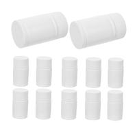 CIYODO 12pezzi Contenitori Vuoti Per Medicinali Flaconi Per Campioni Solidi Contenitori in Hdpe Da Flaconi Per Medicinali Con Tappi