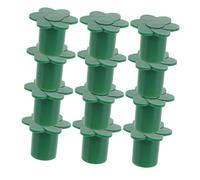 CIYODO 12pezzi Coperture Terminali Per Canne Bambù Da Cappucci Protettivi in Plastica Per Aste Supporto Per Piante Esterne Coperture Per Angoli Sicurezza